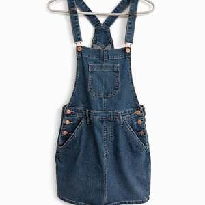 Vintage Guess Denim Overall Dress, Blue Jean Pinafore, Y2K - Size M